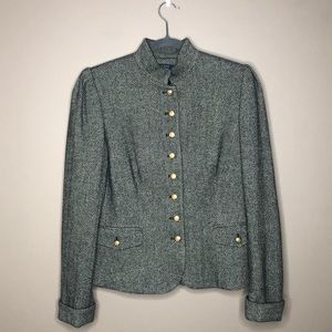 Military Style Wool Jacket • Size Medium